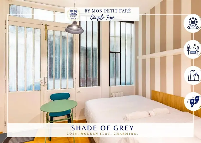 Le Shade Of Grey - Cosy - By Mon Petit Fare Lägenhet